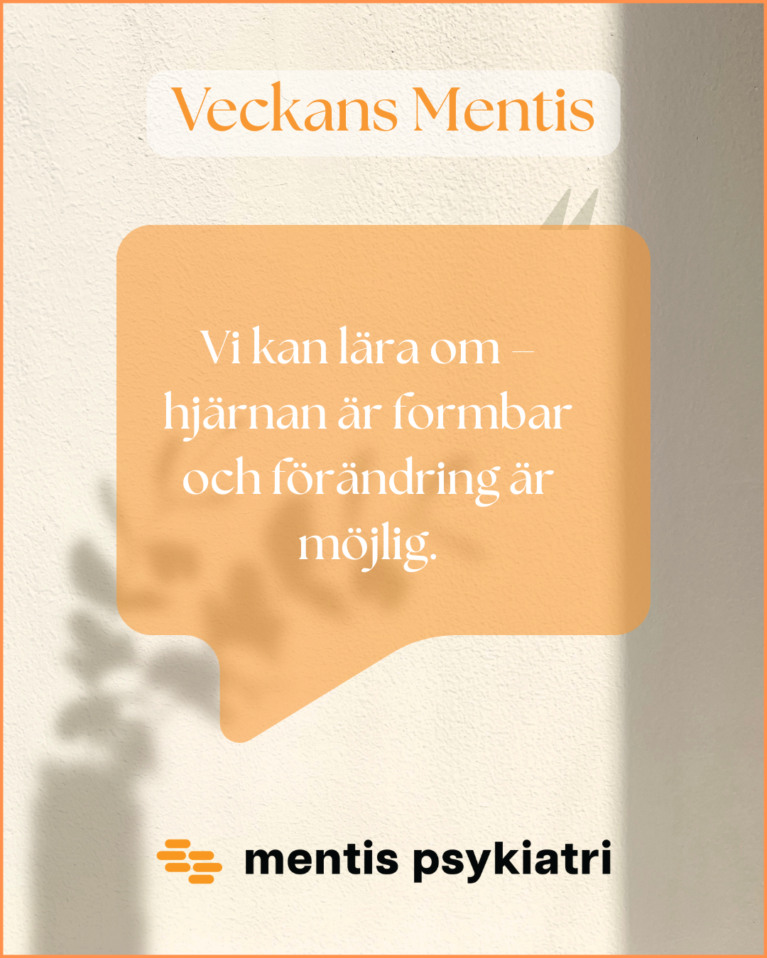 Veckans Mentis (1) Veckans Mentis (1)